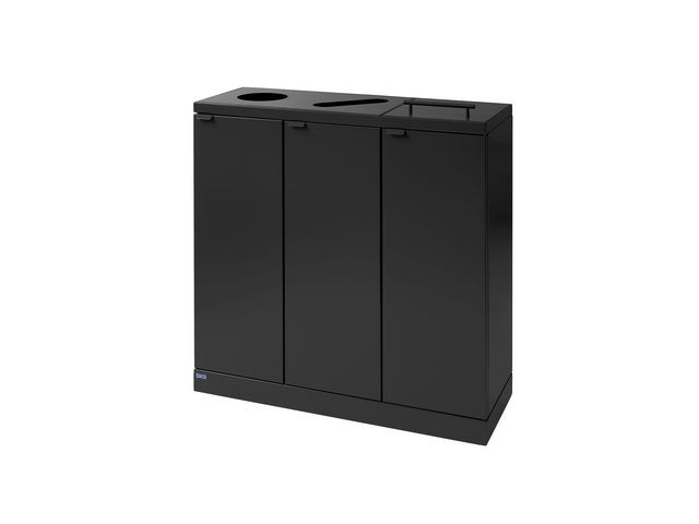 Avfallsbeholder Bica 875 3X65L Antrasitt