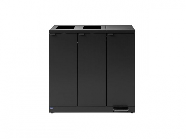 Avfallsbeholder Bica 973 3X65L Antrasitt