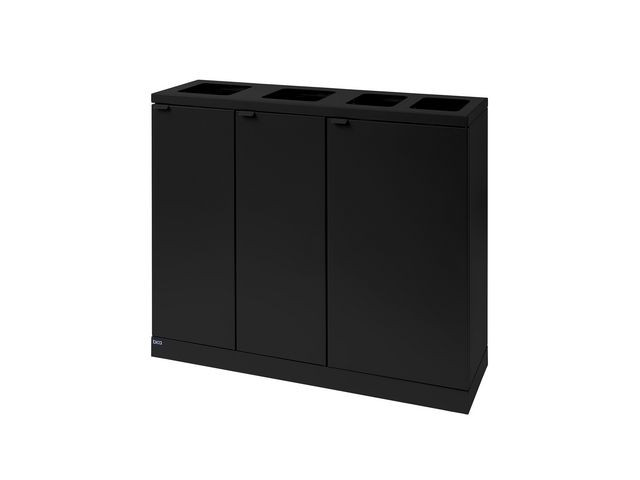 Avfallsbeholder Bica 950 2X65/45L Sort