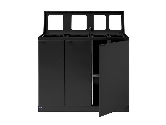 Avfallsbeholder Bica 950 2X65/45L Antras