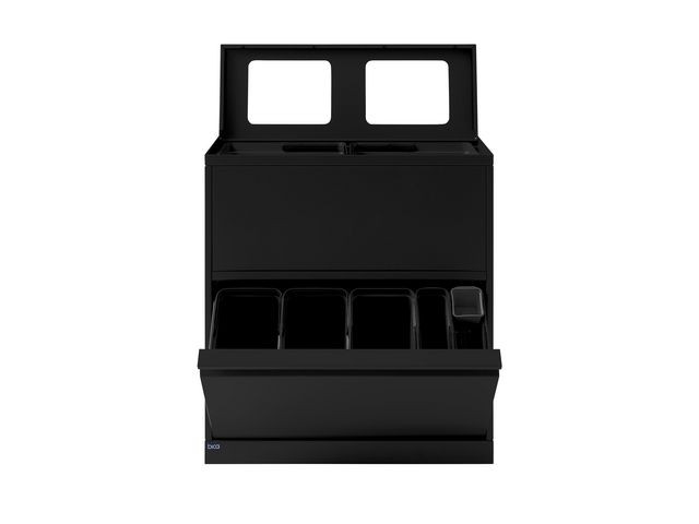 Avfallsbeholder Bica 880 80L Sort