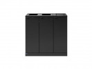 Avfallsbeholder Bica 873 3X65L Antrasitt