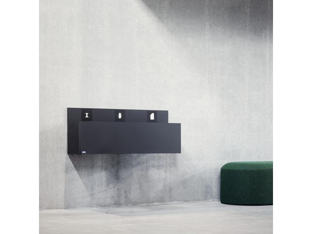 Avfallsbeholder Bica 811 3X20L Sort