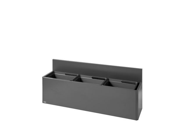 Avfallsbeholder Bica 811 3X20L Antrasitt