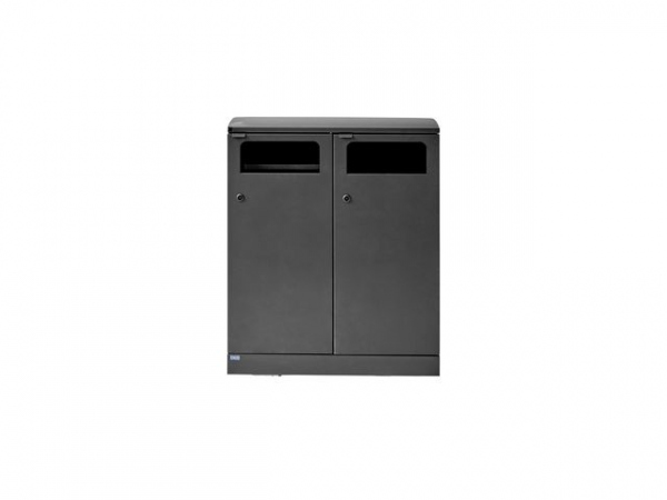 Avfallsbeholder Bica 712 Ute 2X100L Antr