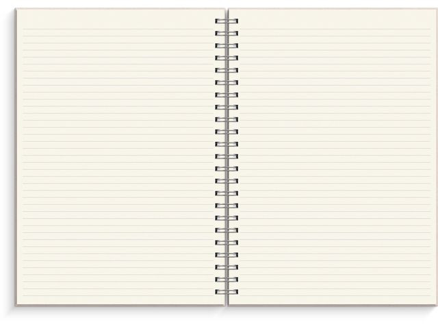 Spiralbok Burde A4 Linjert Rosa