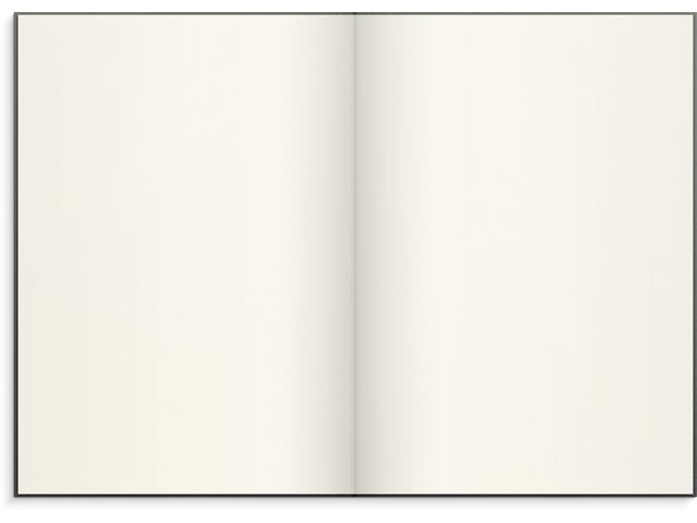 Skrivebok Burde A5 Ulinjert Mørk Grå