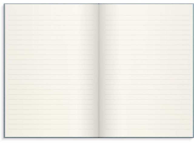 Skrivebok Burde A5 Linjer Lys Blå