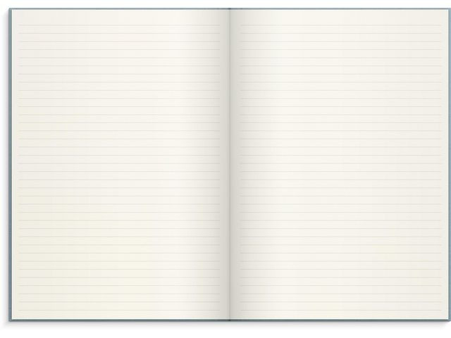 Skrivebok Burde A4 Linjer Lys Blå