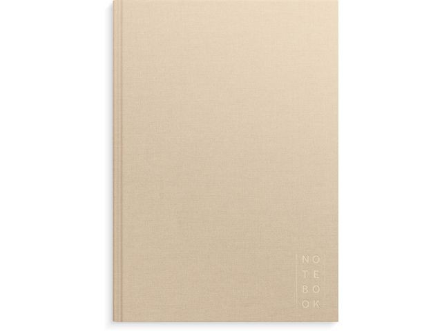 Skrivebok Burde A4 Linjer Beige