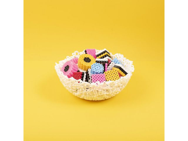 Perler Playbox 10 Farger Mix (60 000)