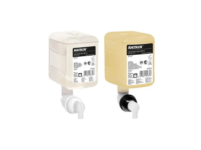 Dispenser Katrin Skum/Flyt 0,5L Sort