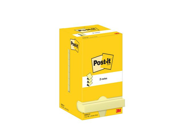 BildeNotatblokk Post-It Zn 76X76 Cy (12 stk)