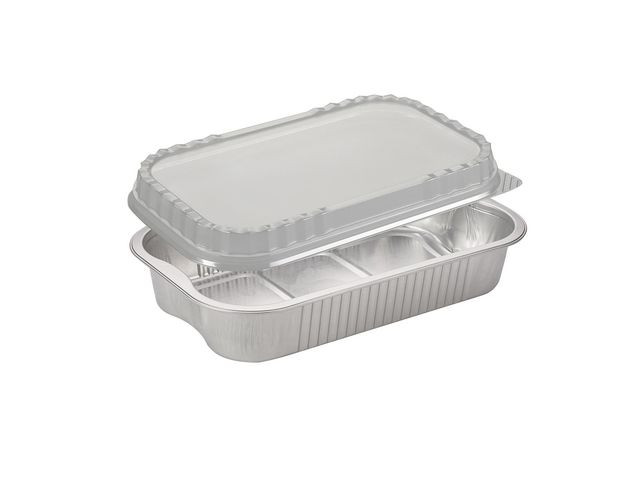 Aluminiumsform M/Lokk 1442Ml (10 stk/pk, 12 pakker)