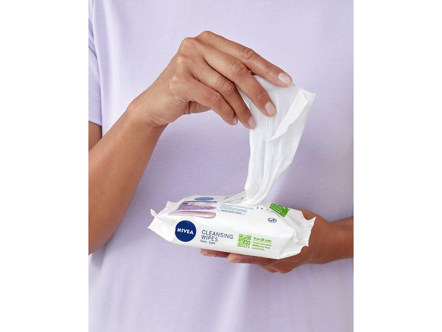 Renseserviett Nivea Sensitive Ansikt (25 stk)