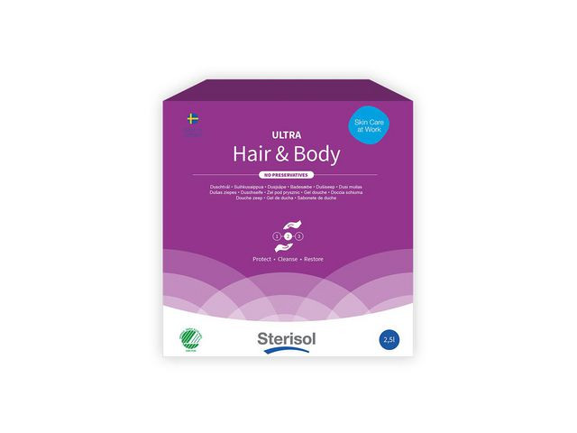 Dusjsåpe Sterisol Ultra Sjampo 2,5L (2 stk)