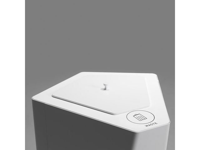 Lokkinnsats Kite M. Håndtak, Hvit