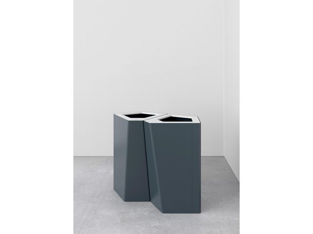 Avfallsbeholder Kite U Lokk 70L Antrasit