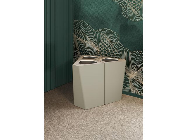 Avfallsbeholder Kite U. Lokk 70L Varmgrå