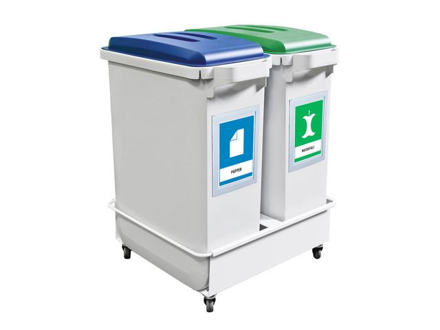 Lokk Durabin Avfallsbeholder 60L Blå