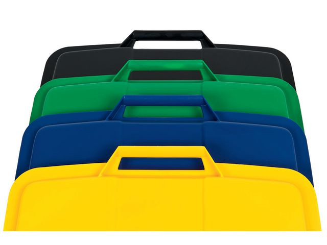 Lokk Durabin Avfallsbeholder 90L Blå