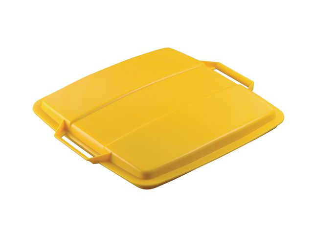 Lokk Durabin Avfallsbeholder 90L Gul