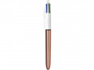 Kulepenn Bic 4 Farger Shine M Rosegull (...