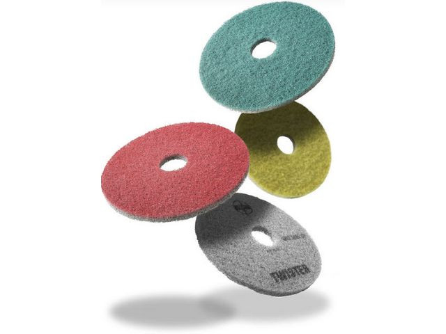 Gulvpad Taski Twister Pad 9'' Grønn (2 stk)