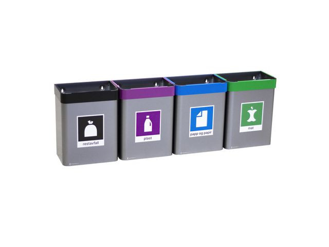 Avfallsbeholder Urbanus 25L Papir/Papp