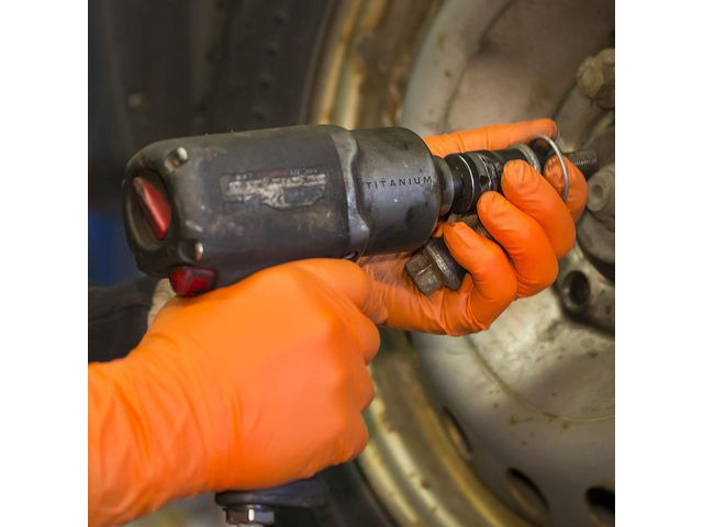 Hanske Chemstar Kjemi. S Oransje (100 stk)