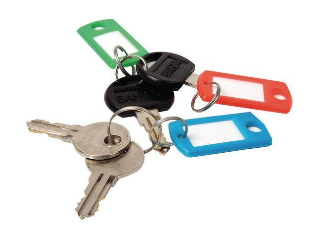 Nøkkelskilt Pavo Ass Farger (100 stk)