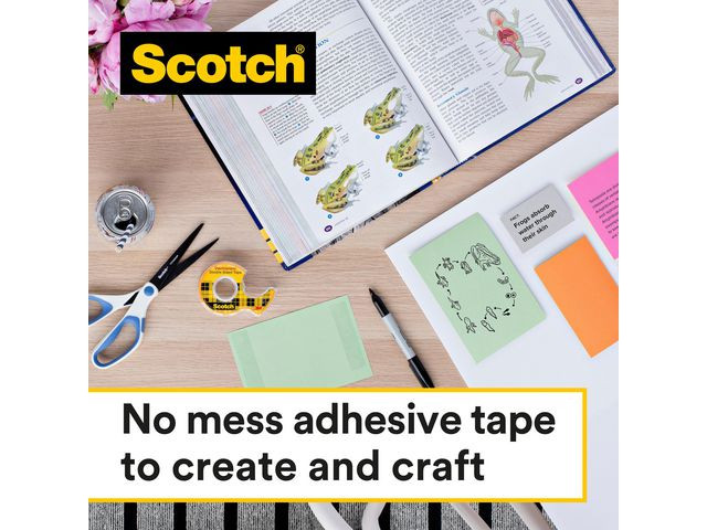 Tape Scotch Dobbeltsid. 12Mmx6M M/Disp