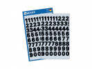 Etikett Avery Tall 9,5Mm 0-9 Sort