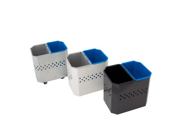 Avfallsbeholder Hykab Putte 2X9L Hvit