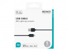 Kabel Deltaco Usb-A Til Lightning 1M Sor