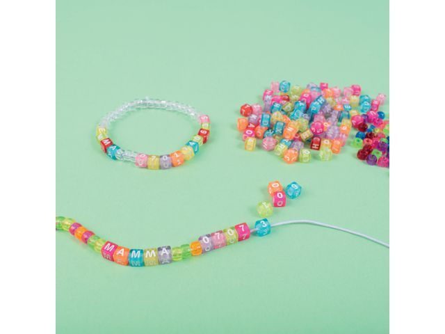 Perler Playbox Bokstav/Tall Trans (1000 stk)