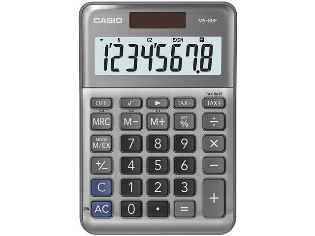 Bordregner Casio Ms-80F Sølv