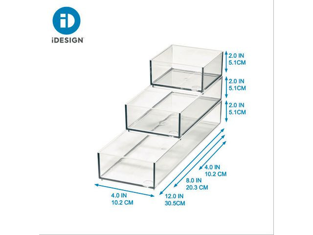 Skuffeinnsats Sarah Tanno Klar (3 stk)
