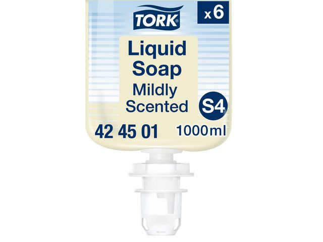 Håndsåpe Tork Mild Parfymert S4 1L (6 stk)