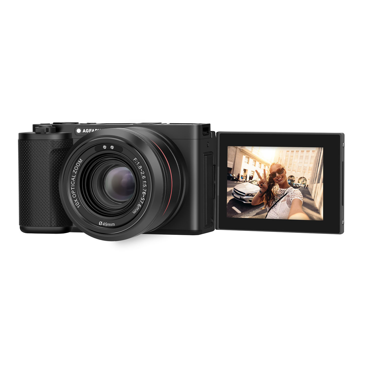 AGFAPHOTO Digital Camera Realishot C130 10x 24MP Black