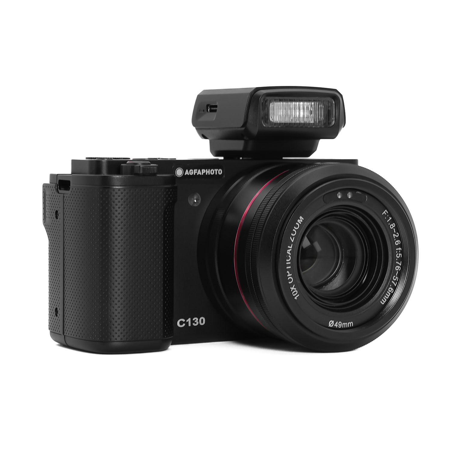AGFAPHOTO Digital Camera Realishot C130 10x 24MP Black
