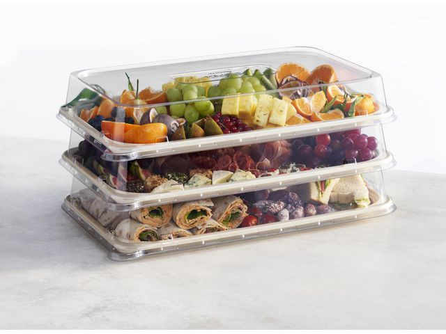 Lokk Til Fat Duni 46X30Cm Rpet Klar (45 stk/pk, 2 pakker)