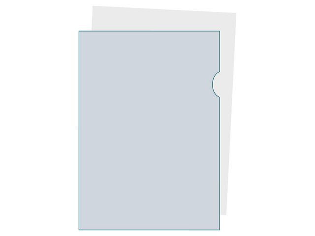 Plastomslag Exacompta A4 120My Gul (100 stk)