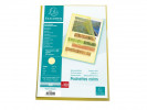 Plastomslag Exacompta A4 120My Gul (100...