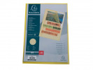 Plastomslag Exacompta A4 120My Gul (10 s...