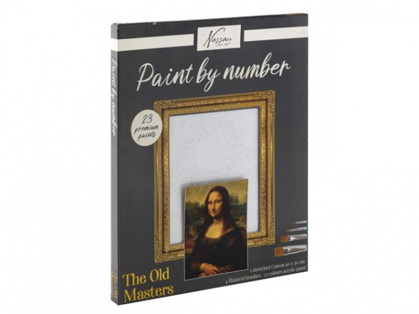 Paint By Number Mona Lisa 40X50Cm