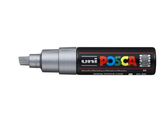 Paintmarker Uni Posca Pc-8K Sølv