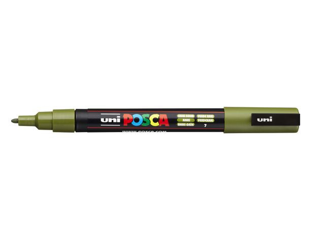 BildePaintmarker Uni Posca Pc-3M Khaki Grønn
