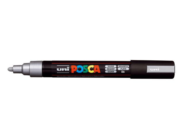 BildePaintmarker Uni Posca Pc-5M Sølv