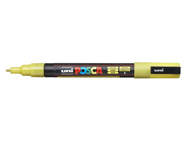 BildePaintmarker Uni Posca Pc-3M Klar Gul